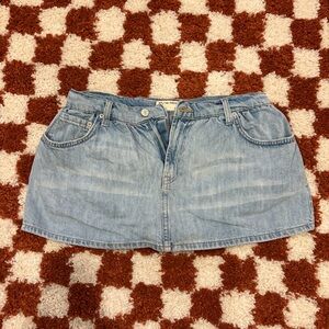Free People Demi Denim Skort | size 28